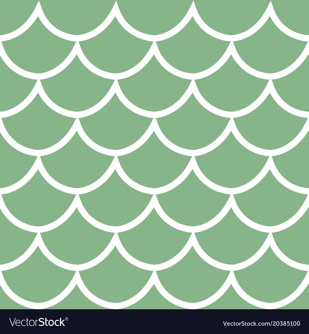 Seamless pattern on green background