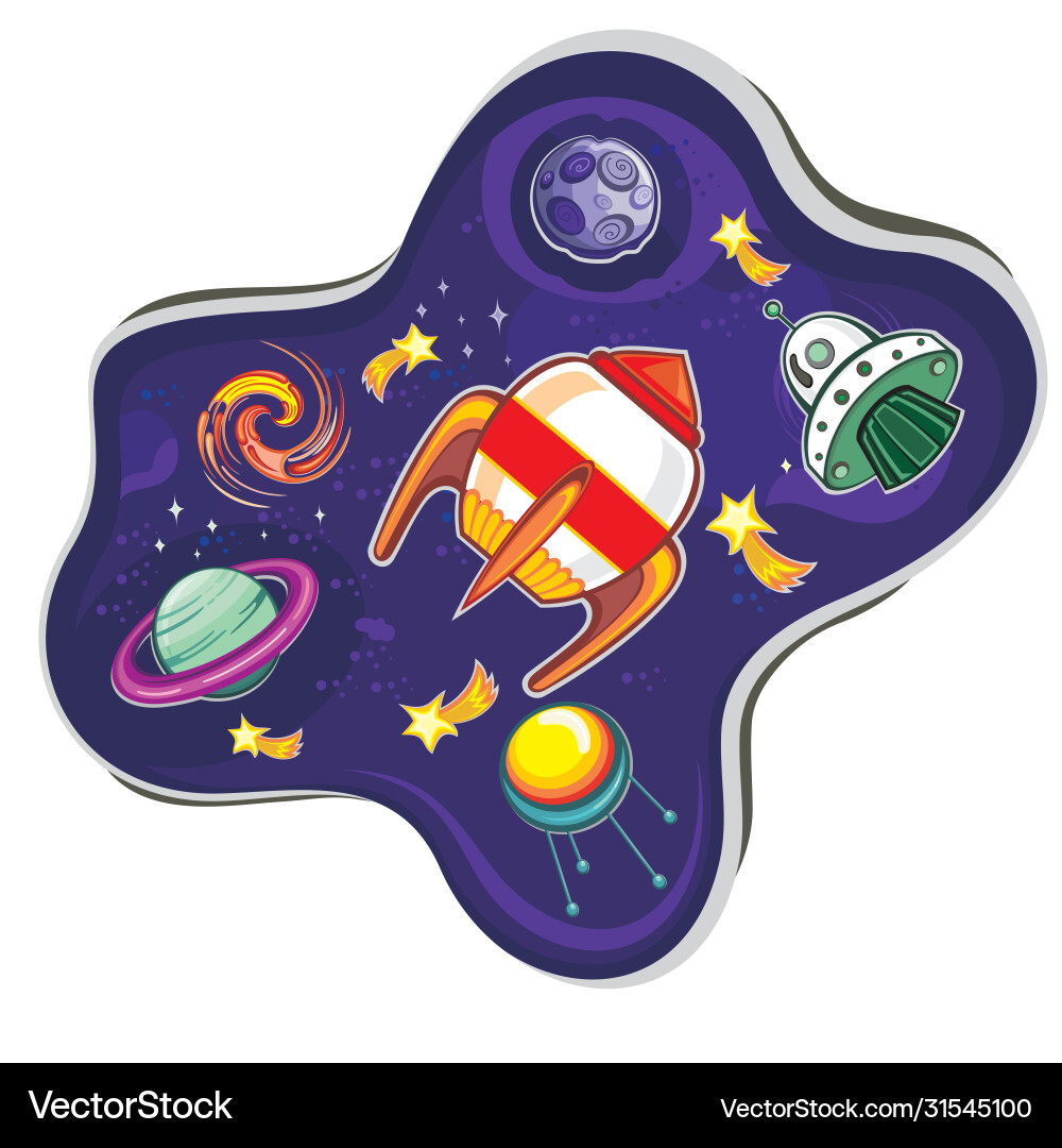 Space background Royalty Free Vector Image - VectorStock