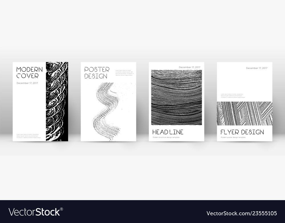 Cover page design template minimal brochure layou Vector Image