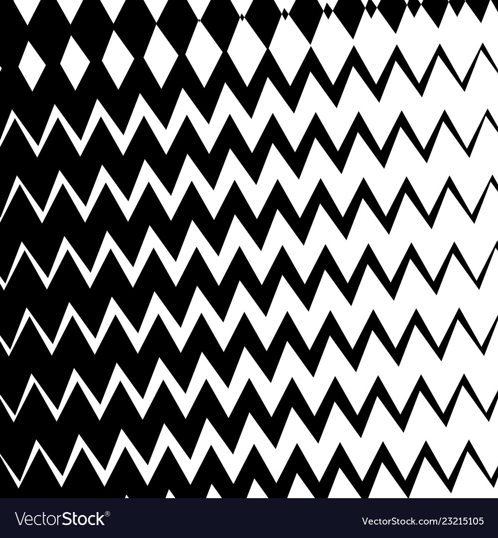 Geometric simple zigzag print wave pattern vector image Geometric simple zigzag print wave pattern