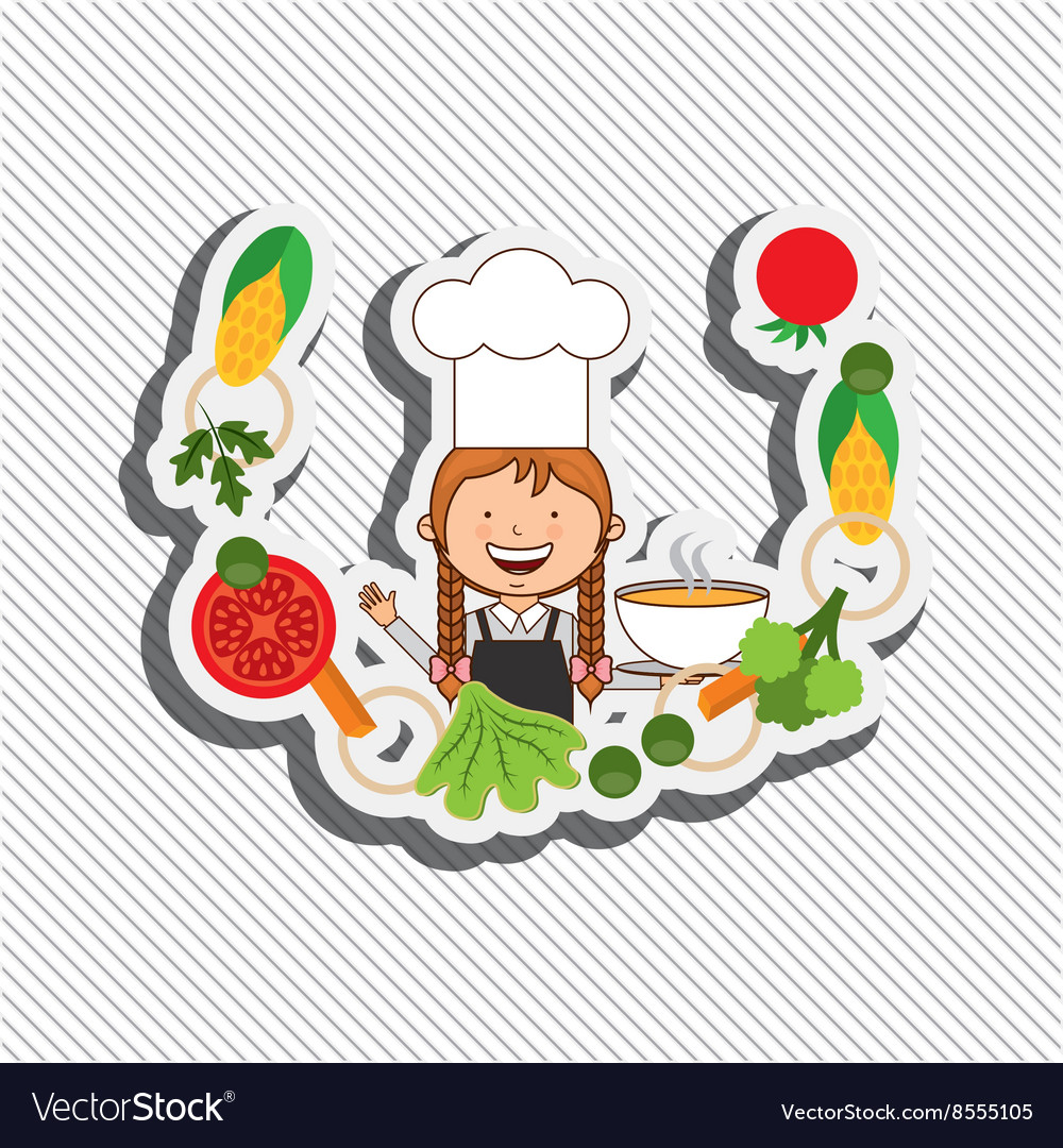 Kids cooking design