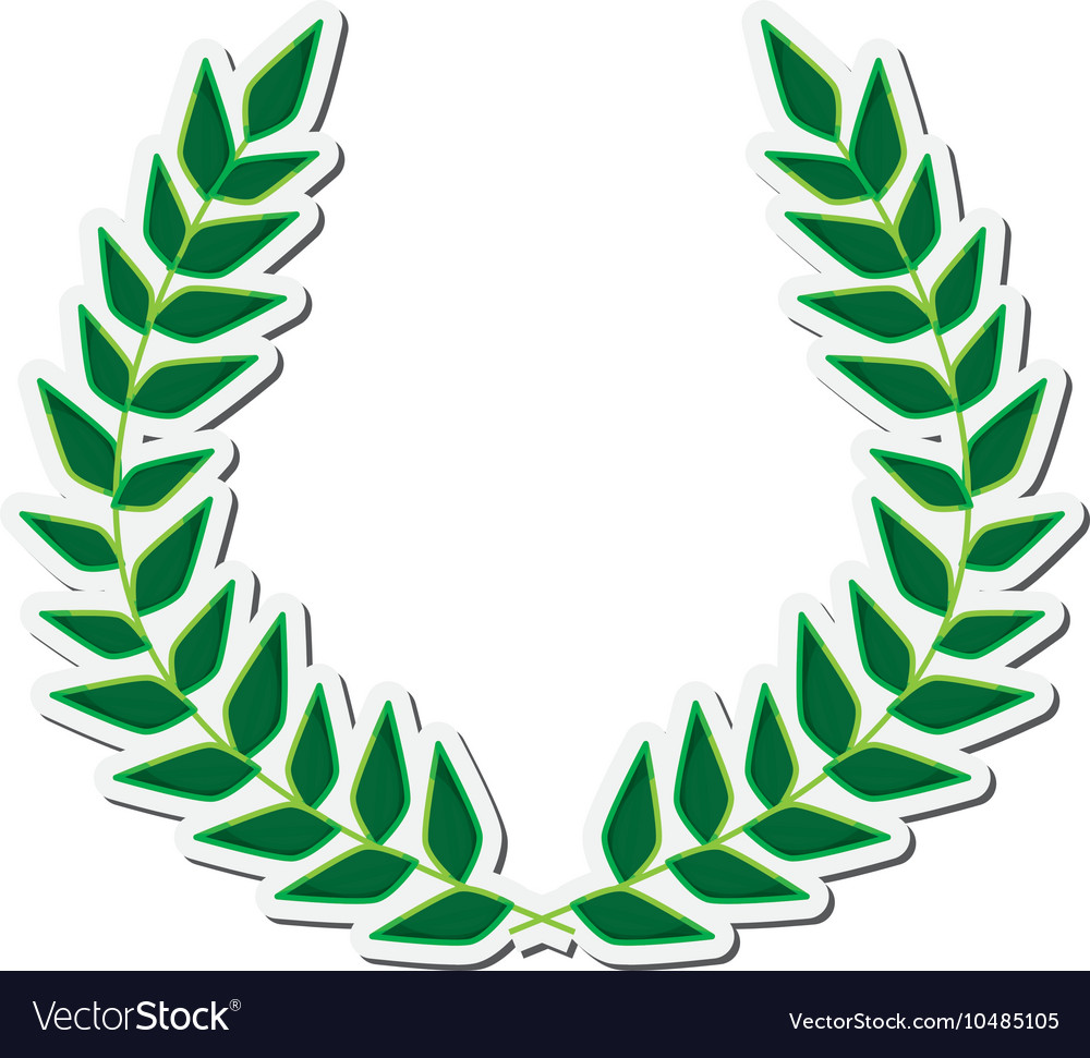 wreath leaves crown design