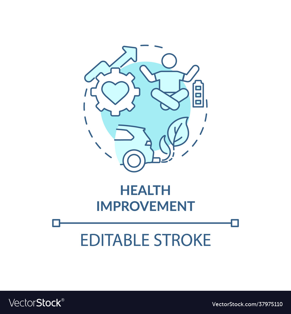 Health improvement concept icon