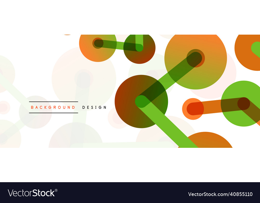 Network concept abstract background dots vector image Network concept abstract background dots