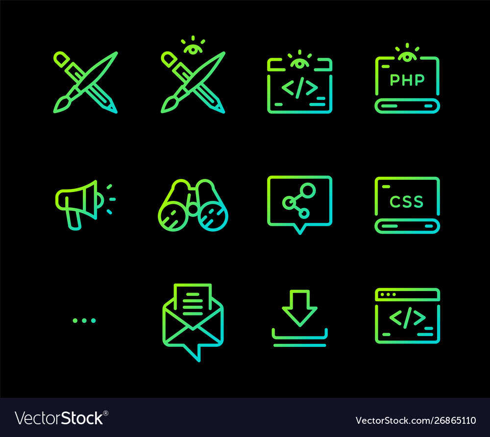 Set icons different professions vector image Set icons different professions