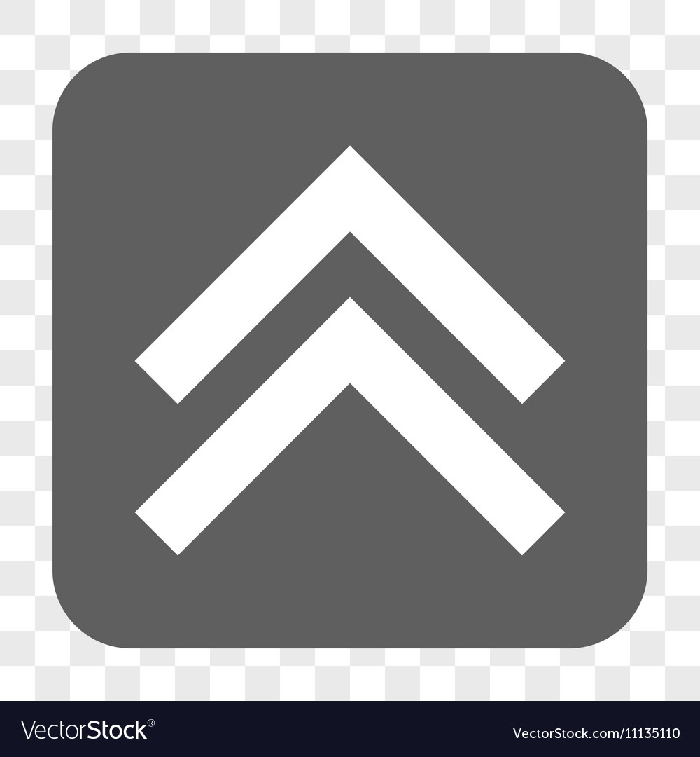 Shift up rounded square button