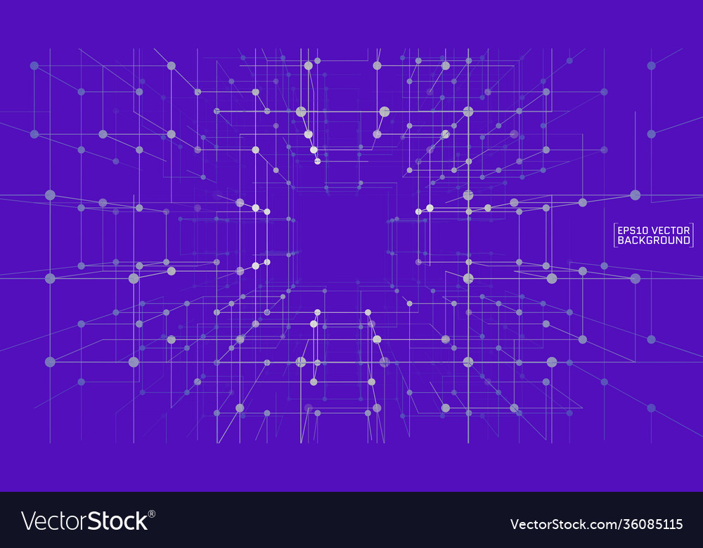 Abstrakter Hintergrund mit Würfelzelle modern