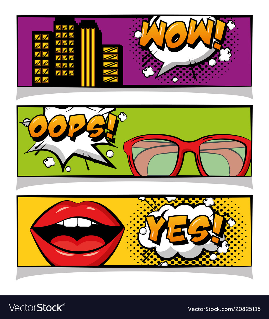 Pop Art Comic Book