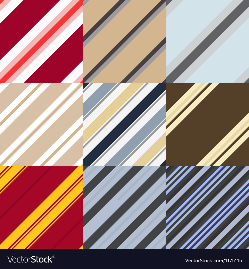Set of patterns in a diagonal strip