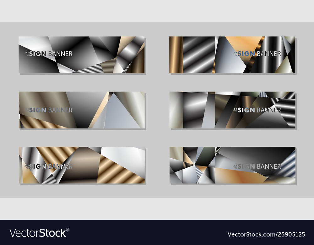 Abstract rectangle banner with a background vector image Abstract rectangle banner with a background