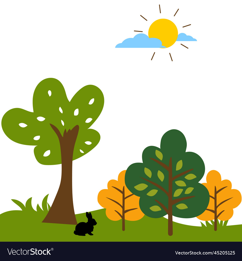 Forest Royalty Free Vector Image - VectorStock