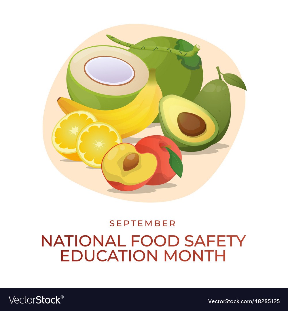 Graphic Of National Food Safety Education Month Vector Image 2794