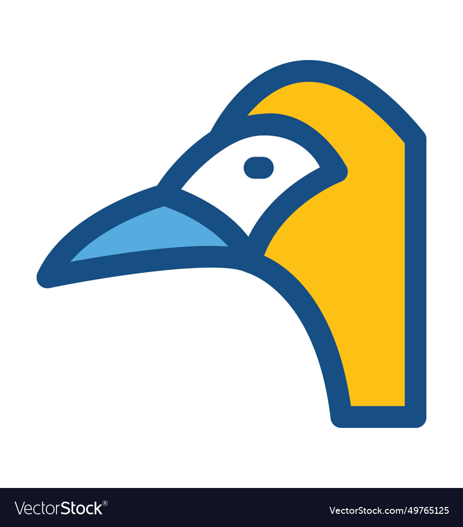 Parrot line icon