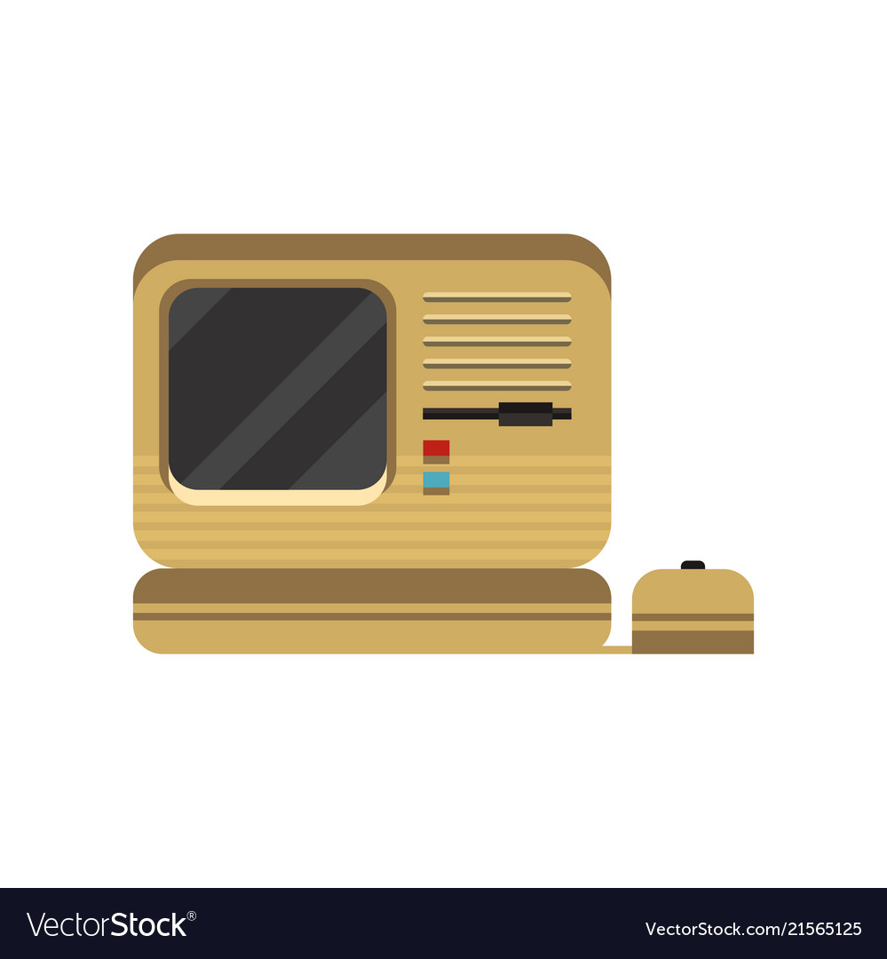 Retro personal computer vintage pc