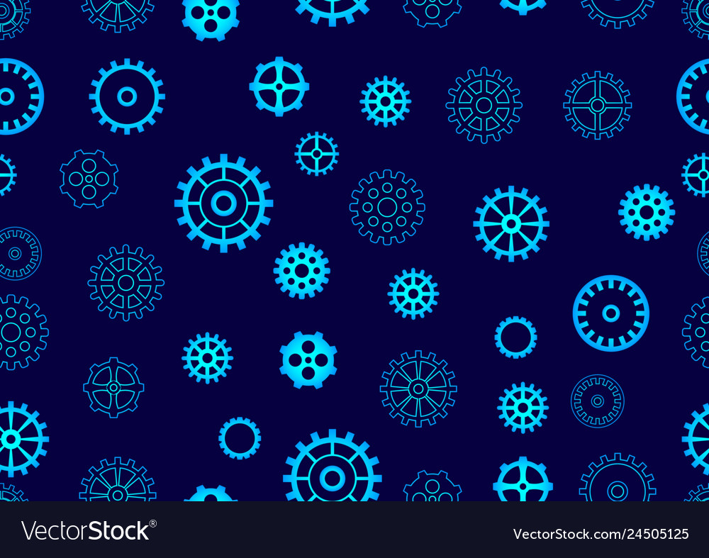 Seamless pattern abstract technology background vector image Seamless pattern abstract technology background