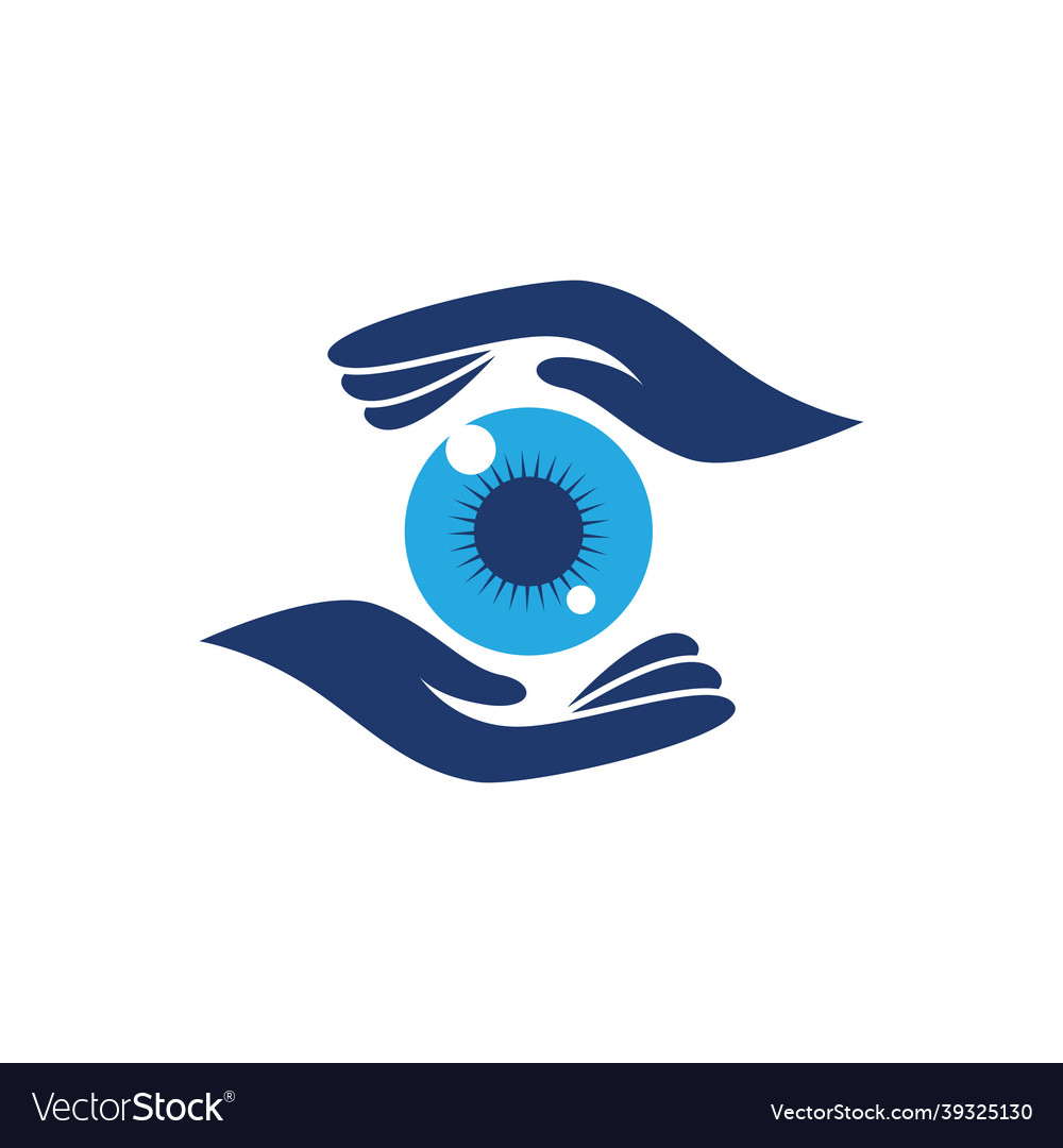 Markenidentität Corporate Eye Care vector image Markenidentität Corporate Eye Care