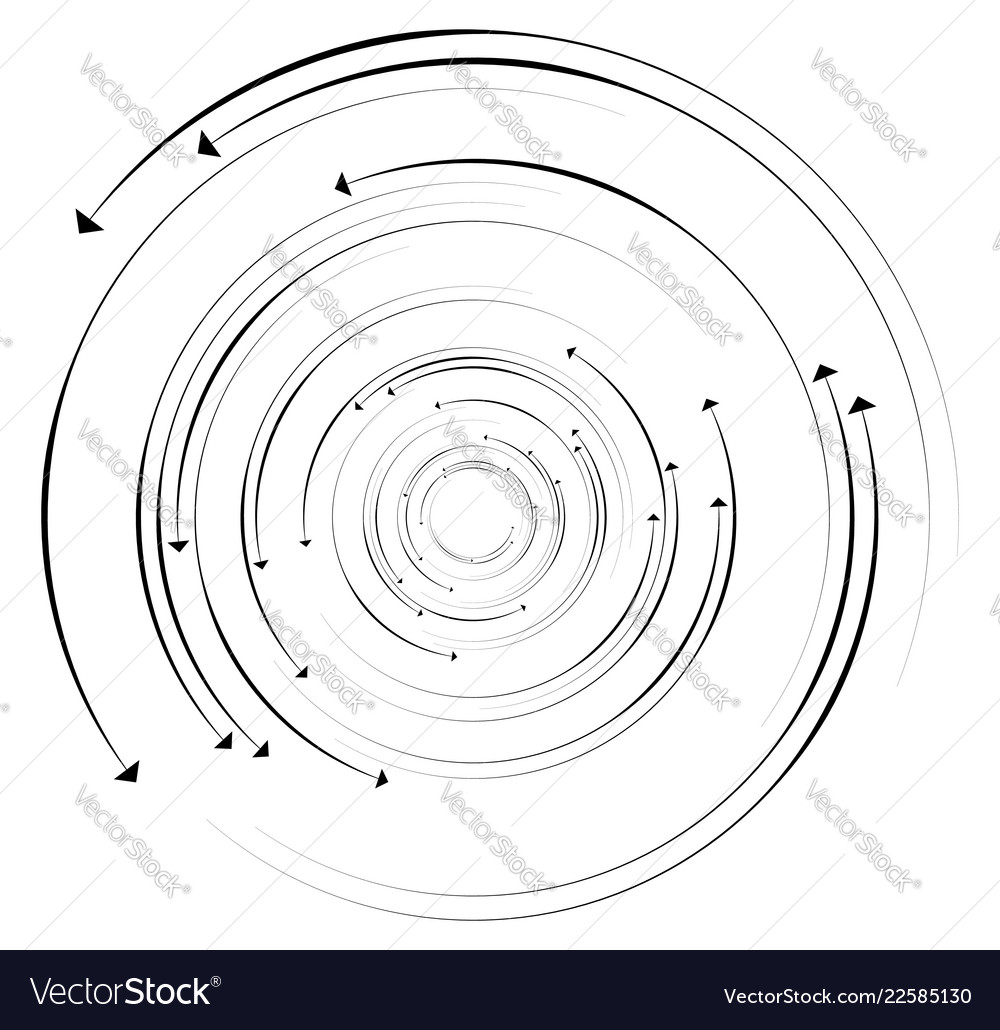 Concentric circular arrows random dynamic circle