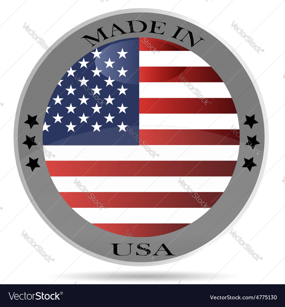 Flag usa american culture star form striped countr
