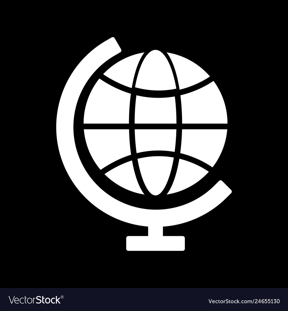 Globe icon Royalty Free Vector Image - VectorStock