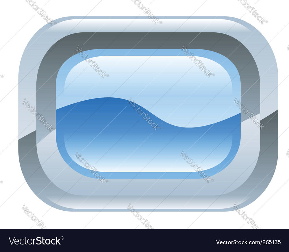 Glossy icon Royalty Free Vector Image - VectorStock