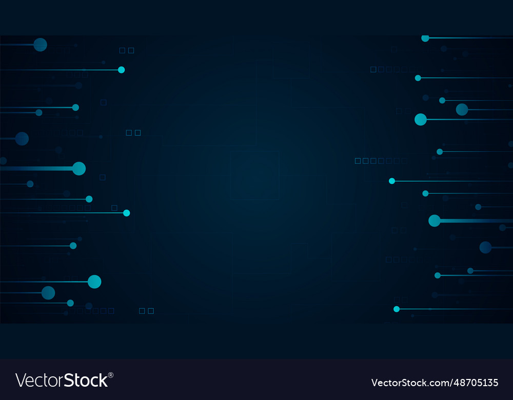 Hi-tech digital data abstract design vector image Hi-tech digital data abstract design