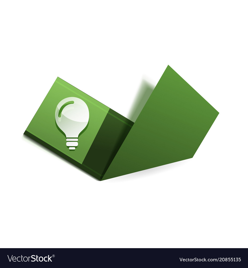 Light bulb new idea concept web button vector image Light bulb new idea concept web button