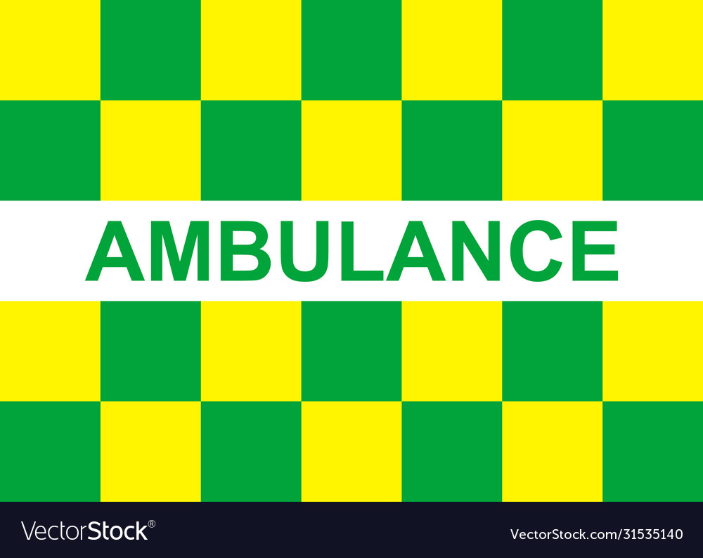 Battenburg ambulance marking Royalty Free Vector Image