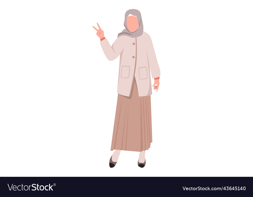 Business design drawing young arabian Royalty Free Vector