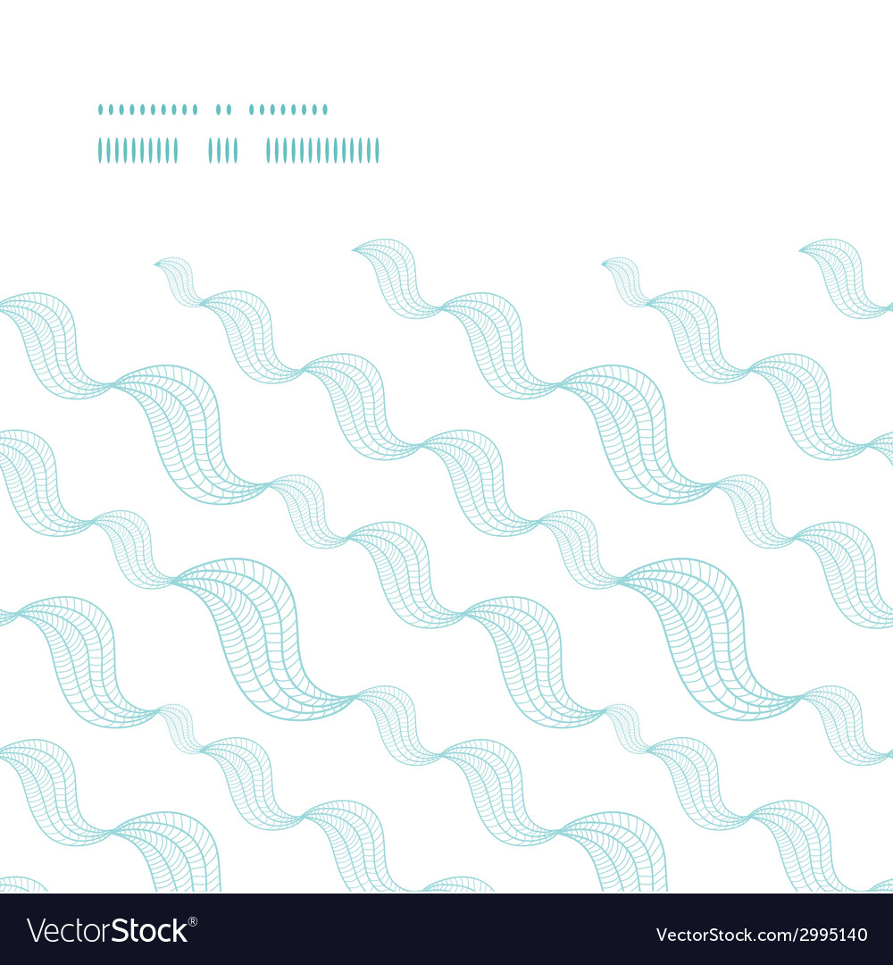 Diagonal abstract waves horizontal frame seamless