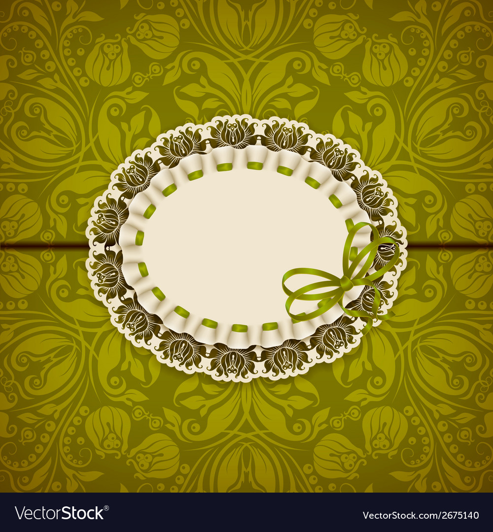 Elegant template for luxury invitation card Vector Image Elegant template for luxury invitation card Vector Image