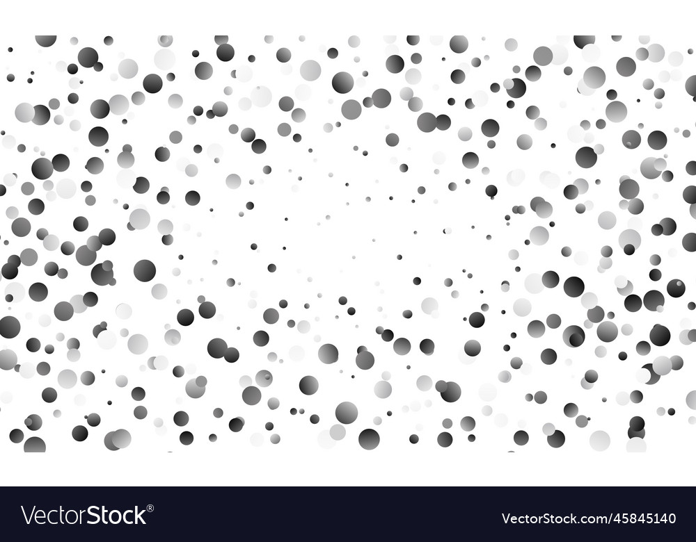 Festive round confetti background for decoration Vector Image