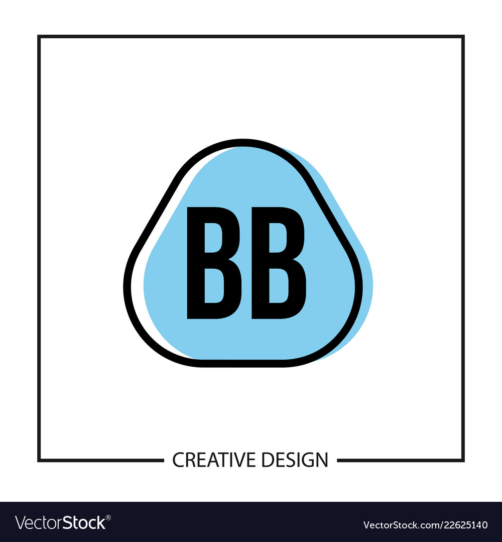 Original Buchstaben bb Logo Vorlage Design