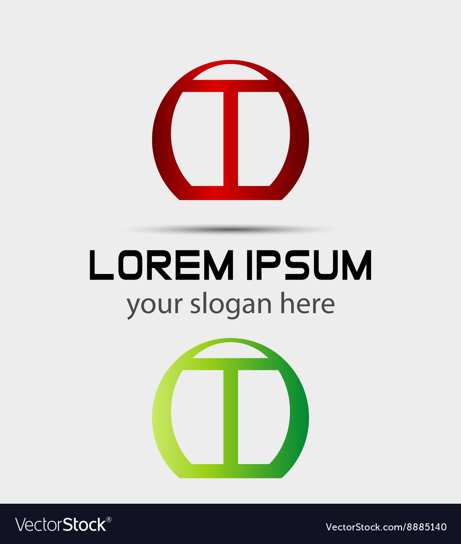 Buchstaben t Logo-Icon Design Template-Elemente