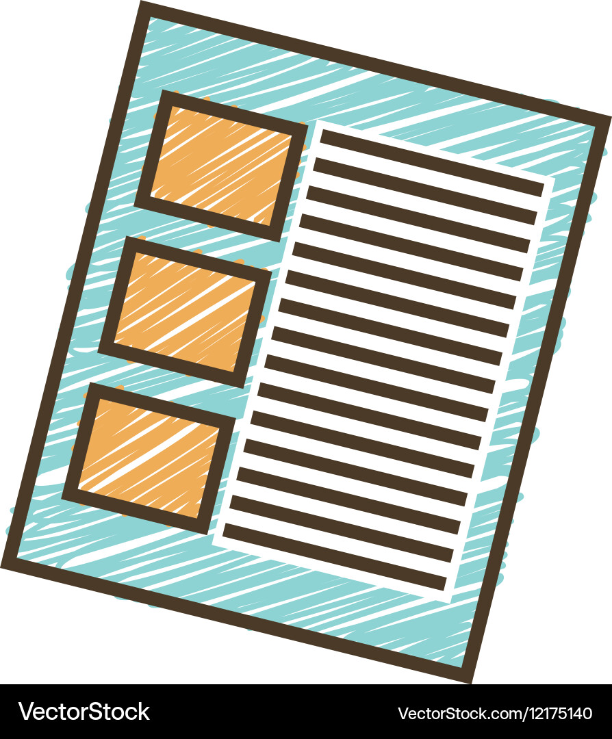 Office documents isolated icons Royalty Free Vector Image