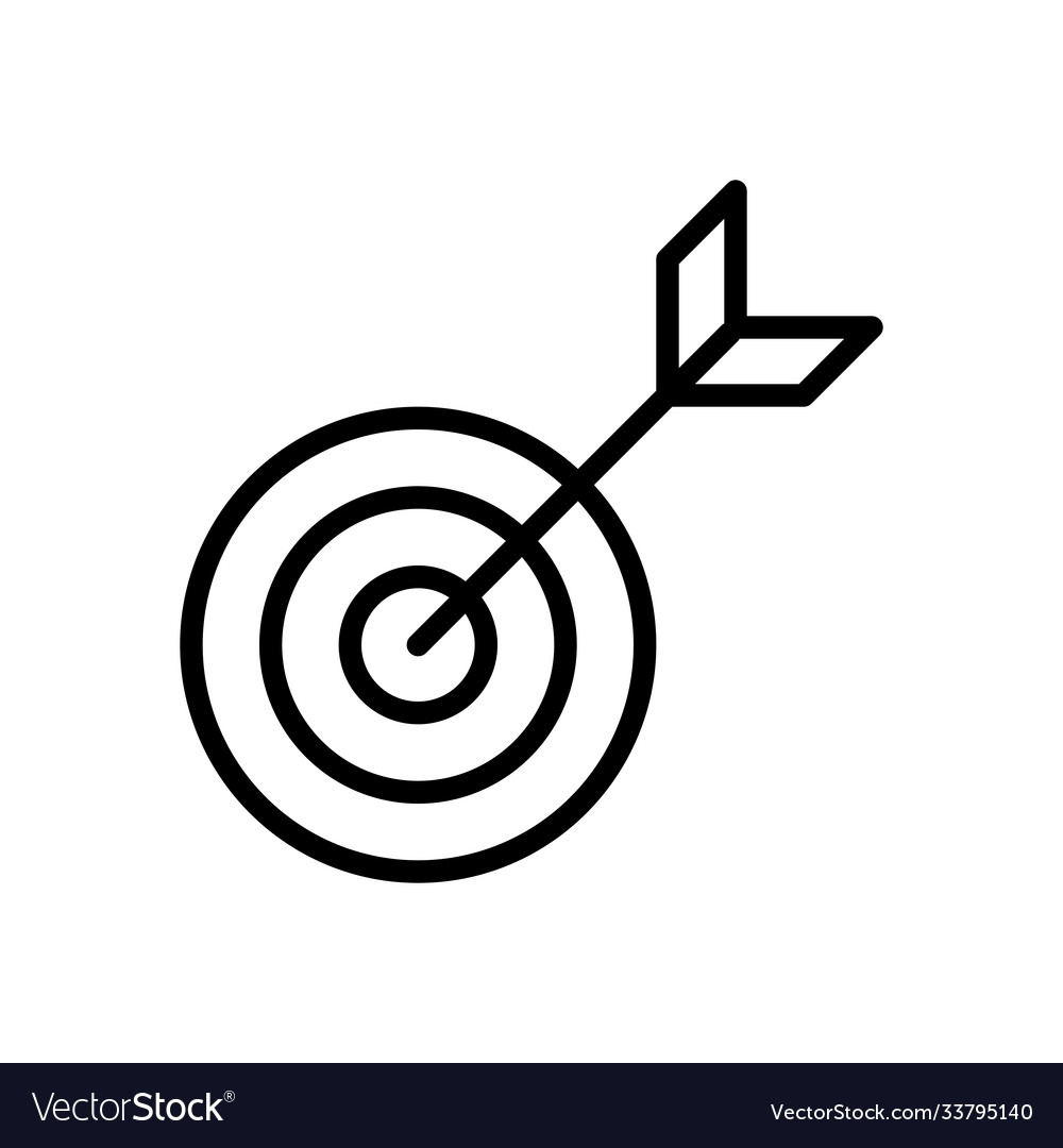 Target Goal Icon Royalty Free Vector Image - Vectorstock