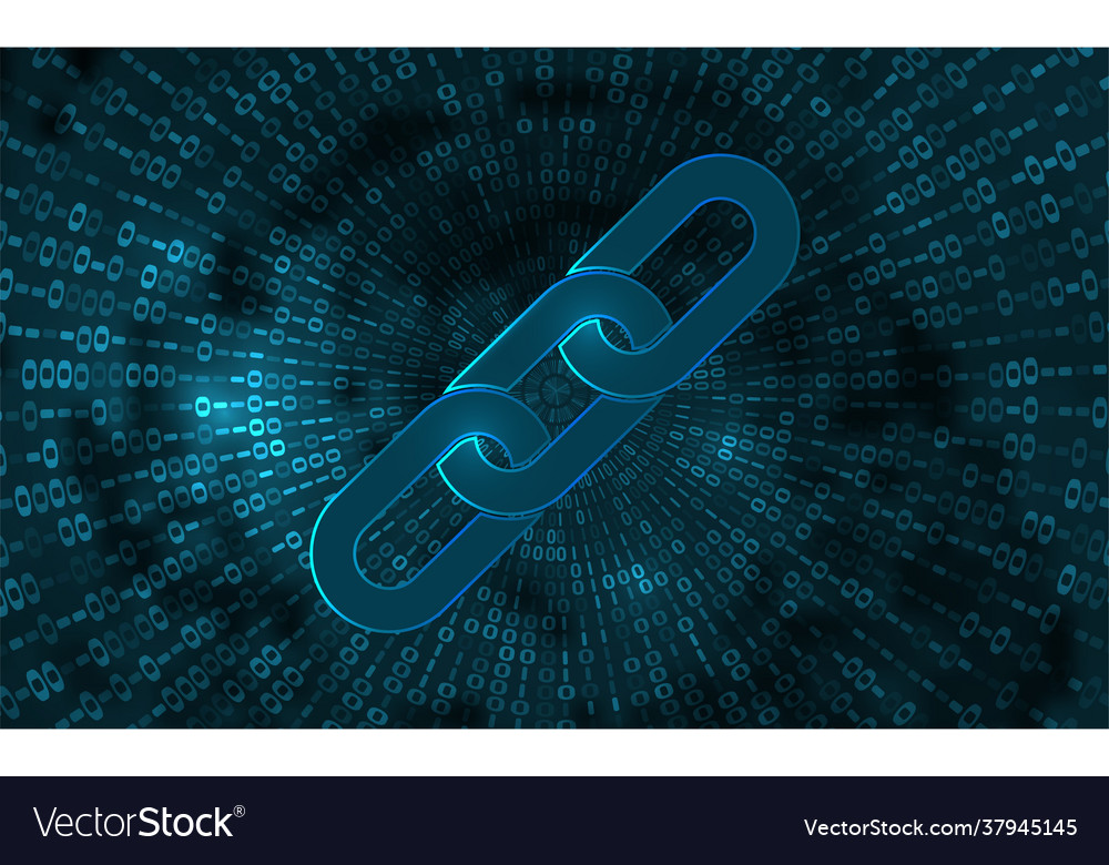 Abstract digital code visualization vector image Abstract digital code visualization