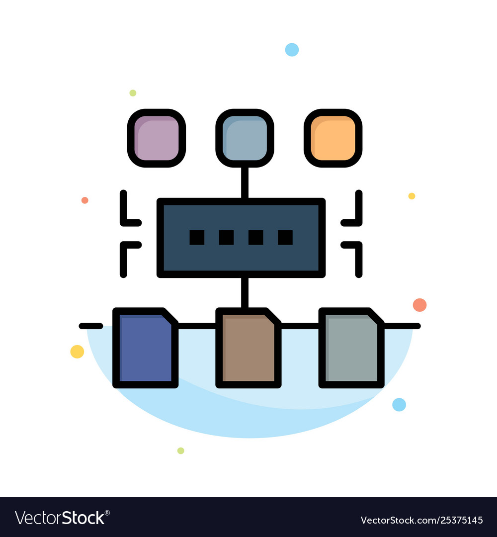 Algorithm Programm Benutzer Dokument abstrakt flach vector image Algorithm Programm Benutzer Dokument abstrakt flach