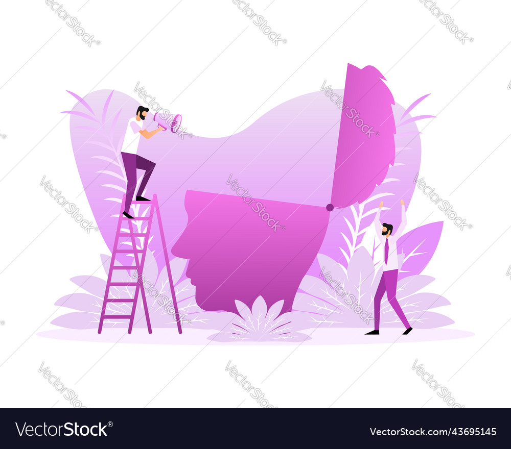 Business idea creative finding solution Royalty Free Vector