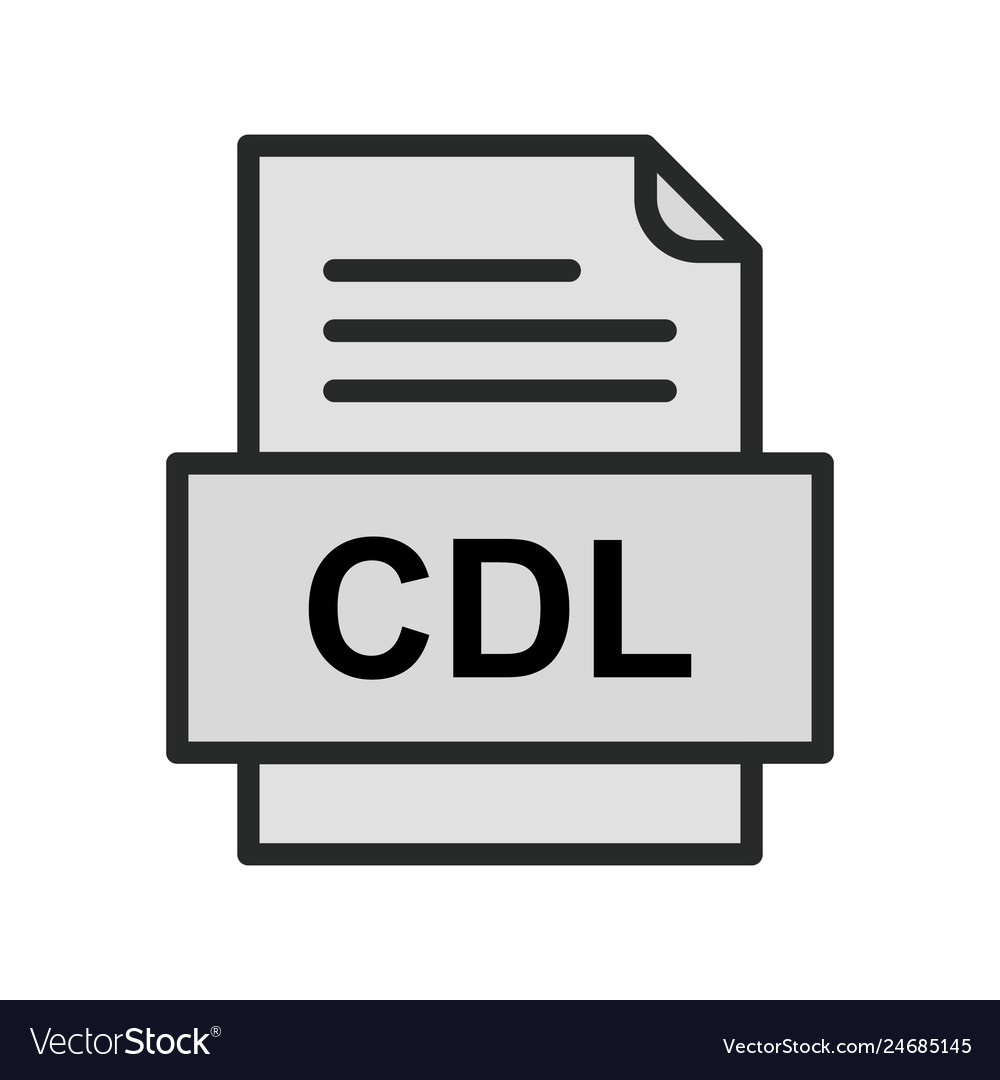 Cdl file document icon