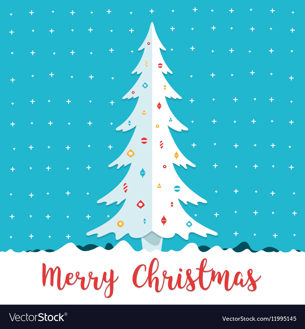 Christmas tree card