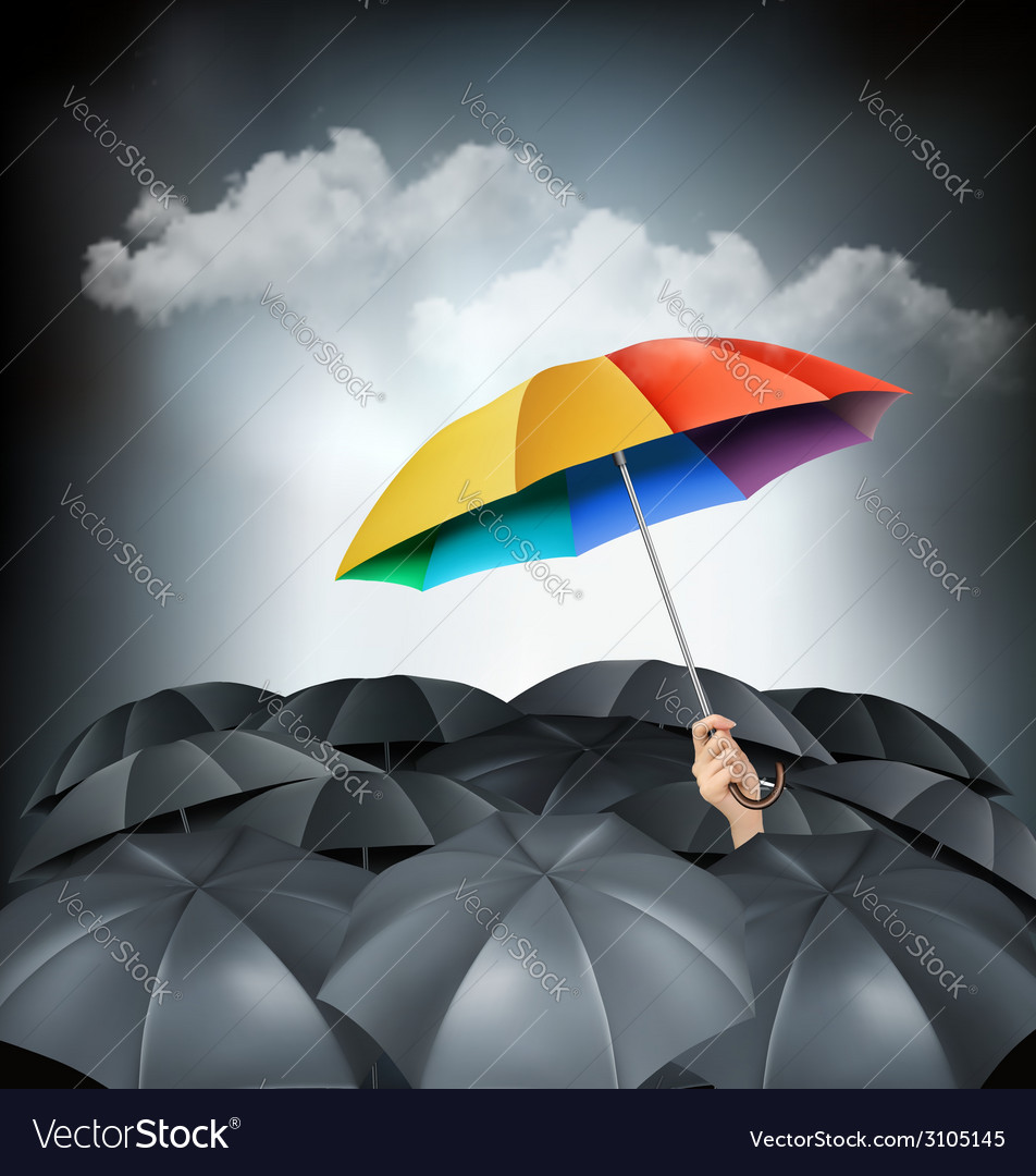 rainbow umbrella