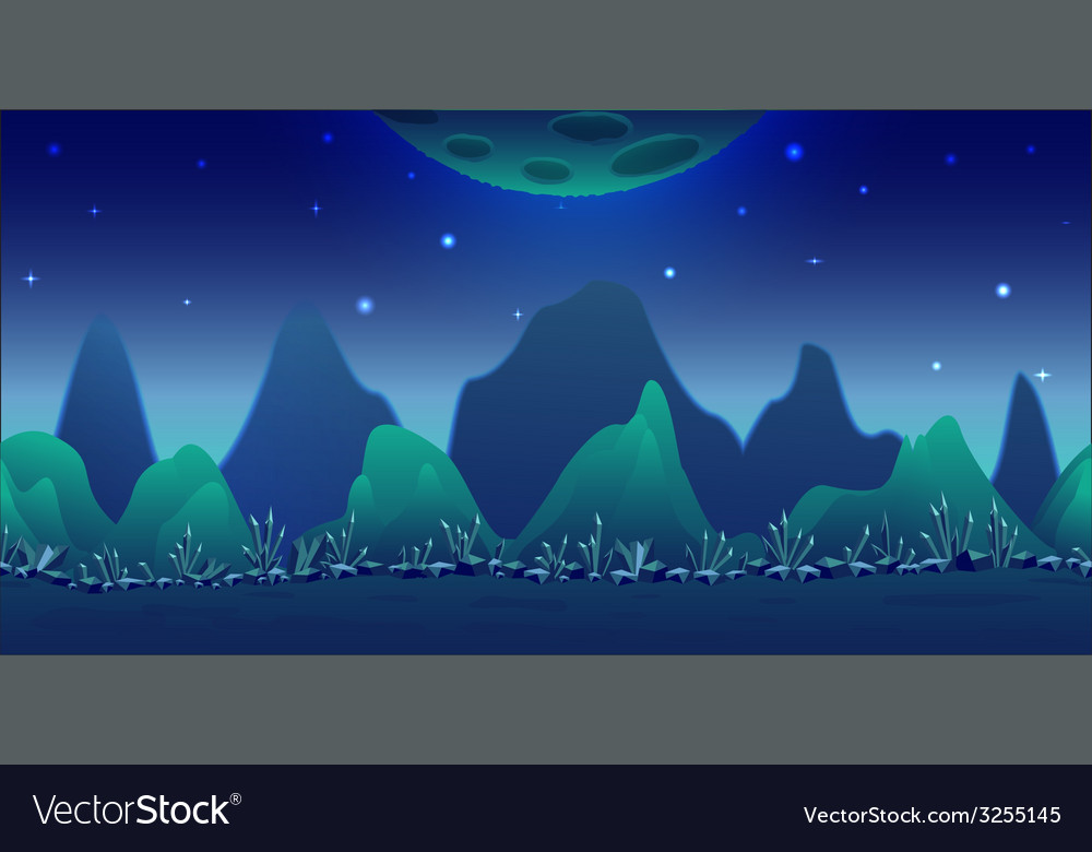 Space Planet Background
