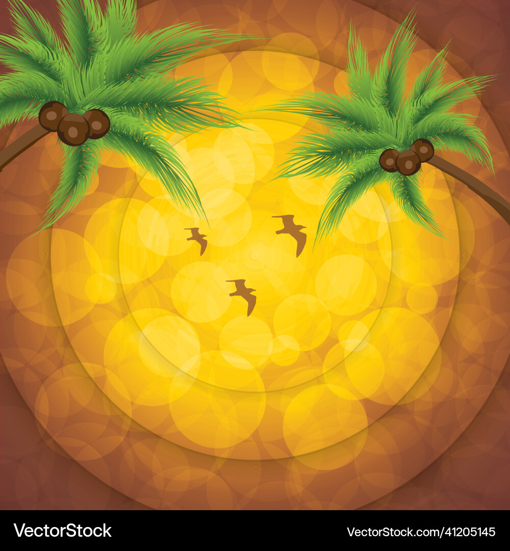 Tropical background Royalty Free Vector Image - VectorStock
