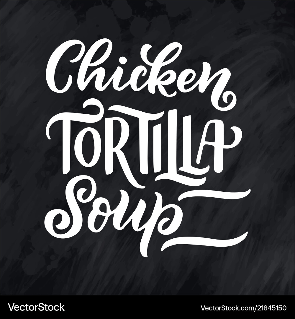 Mexican Food Menu Chalk Lettering Royalty Free Vector Image