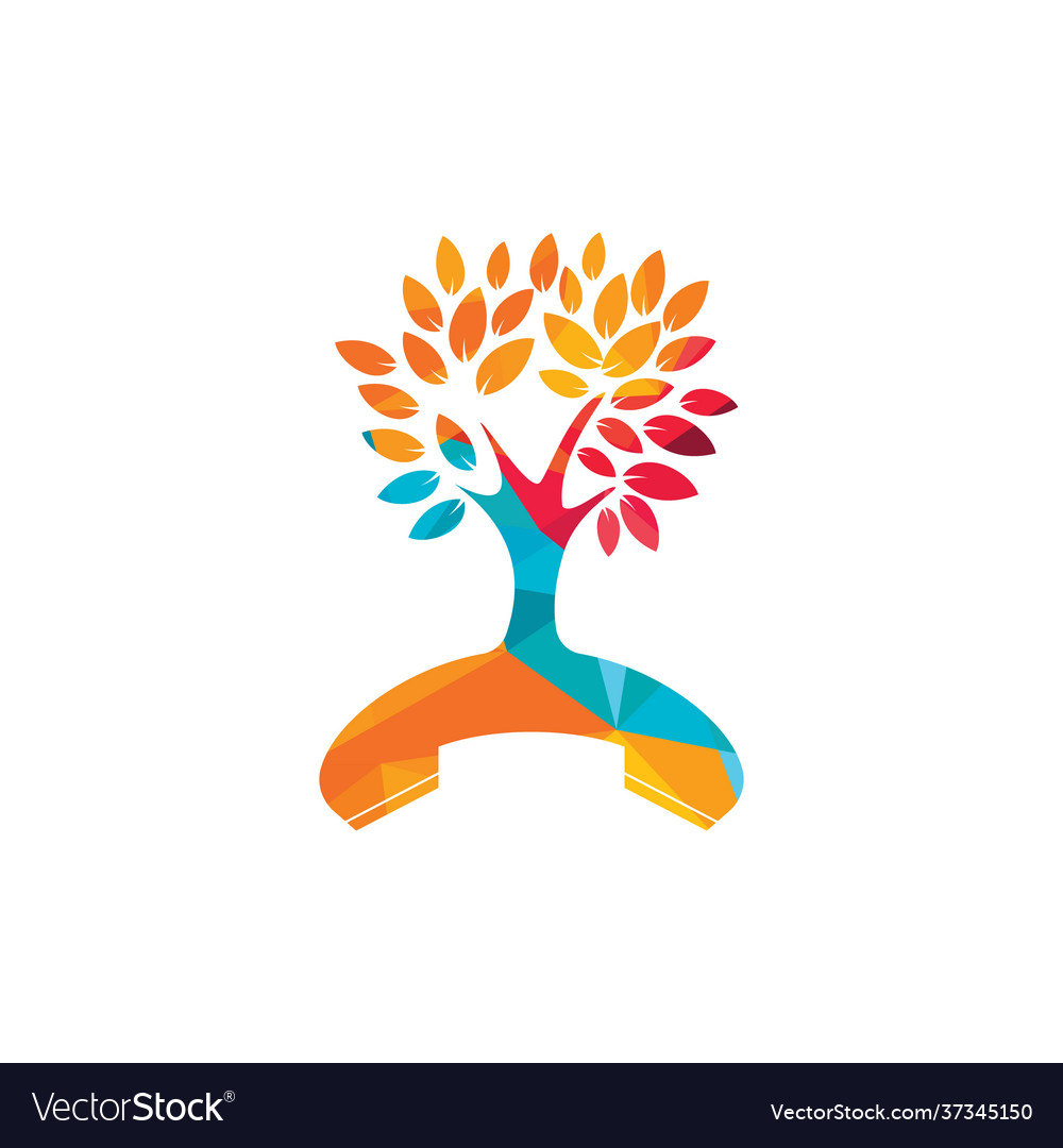 Nature call logo design Royalty Free Vector Image