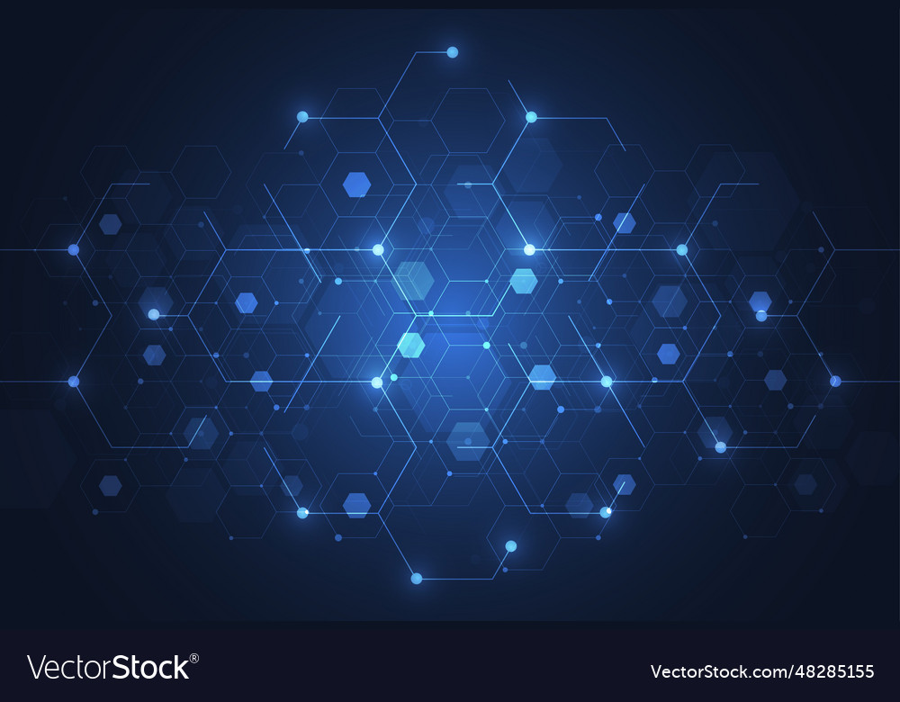 Abstract Technology Circuit Background