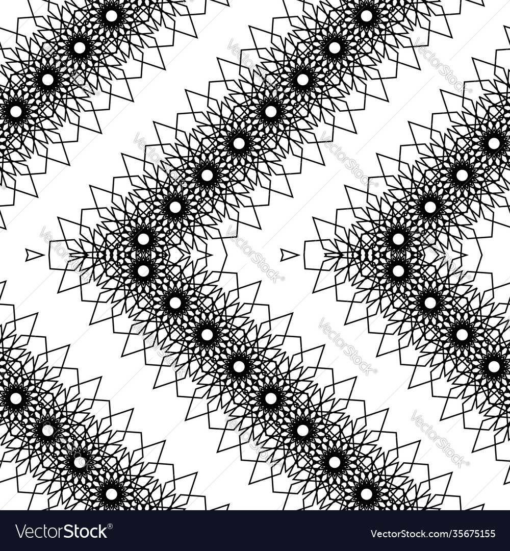 Design seamless zigzag decorative pattern vector image Design seamless zigzag decorative pattern
