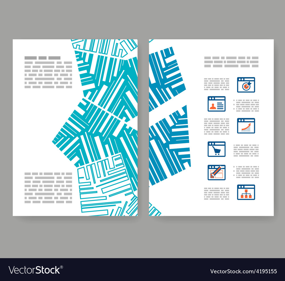 Flyer leaflet booklet layout editable design