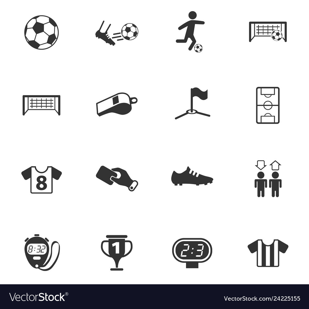 Fußball Icon Set