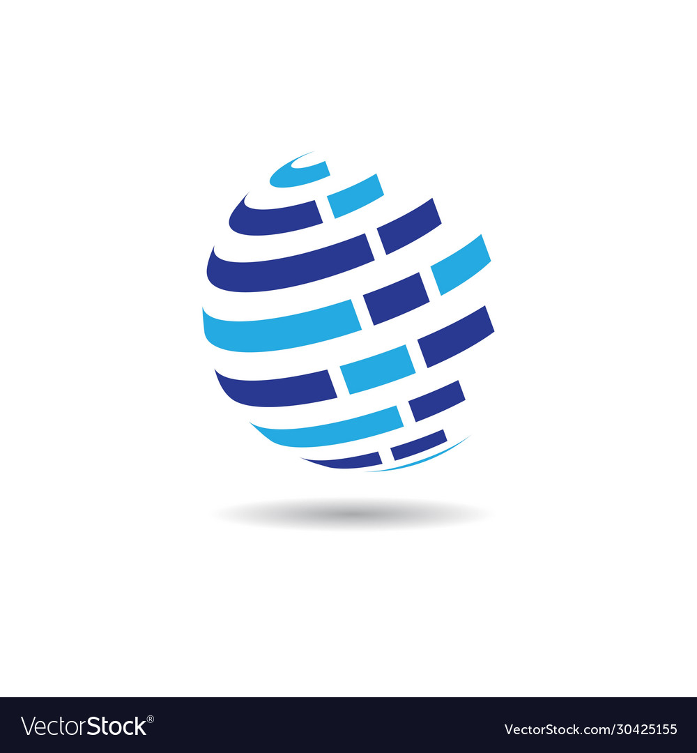 Global icon design Royalty Free Vector Image - VectorStock